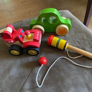 Vintage Handcrafted Wooden Toys